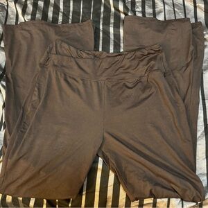 Black/Coffee Yoga Stretch Pants